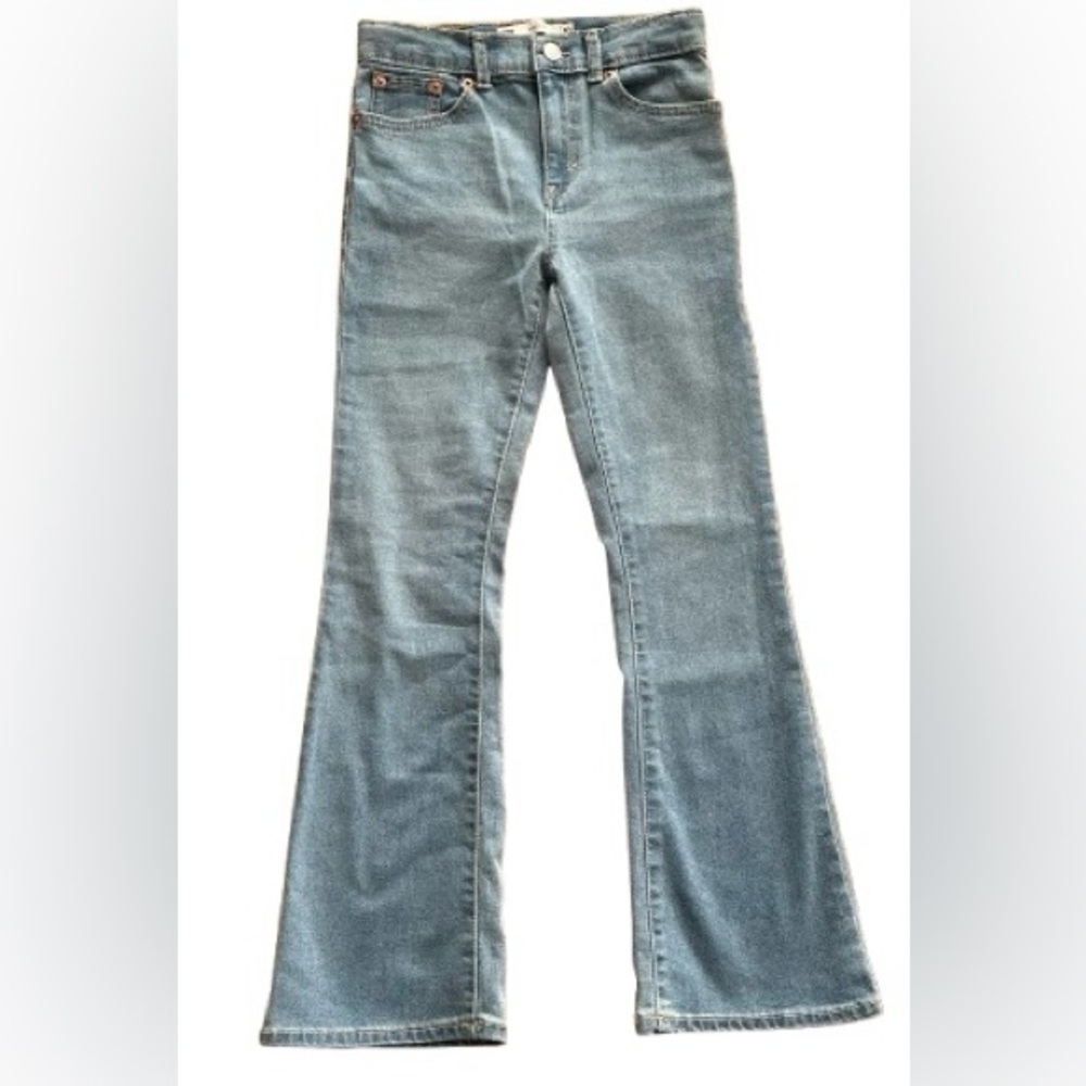 Levi's Girls 726 Light Blue Flare Jeans size 10 NEW